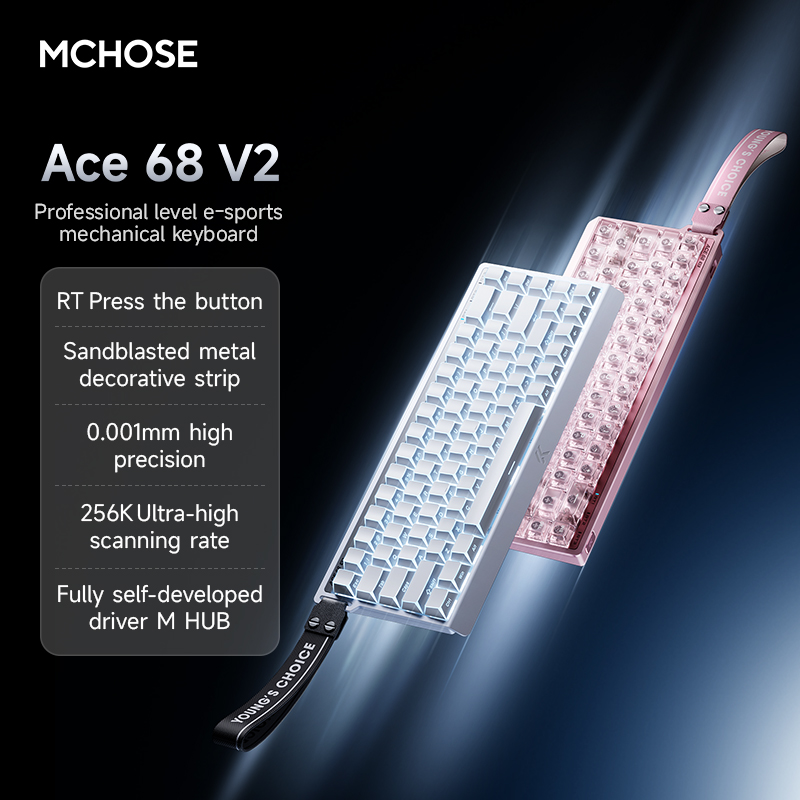 Ace68 V2 Magnetic Switch Keybo - مراجعة Gaming Keyboard Hot Swappable وسعره
