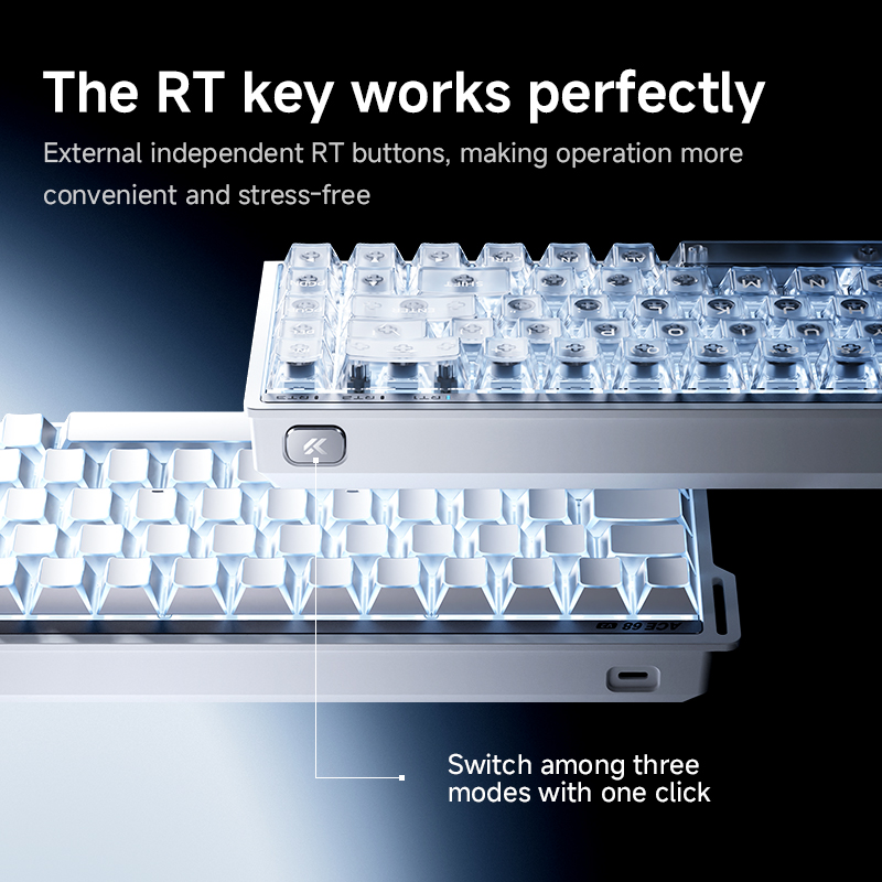 Ace68 V2 Magnetic Switch Keybo - مراجعة Gaming Keyboard Hot Swappable وسعره
