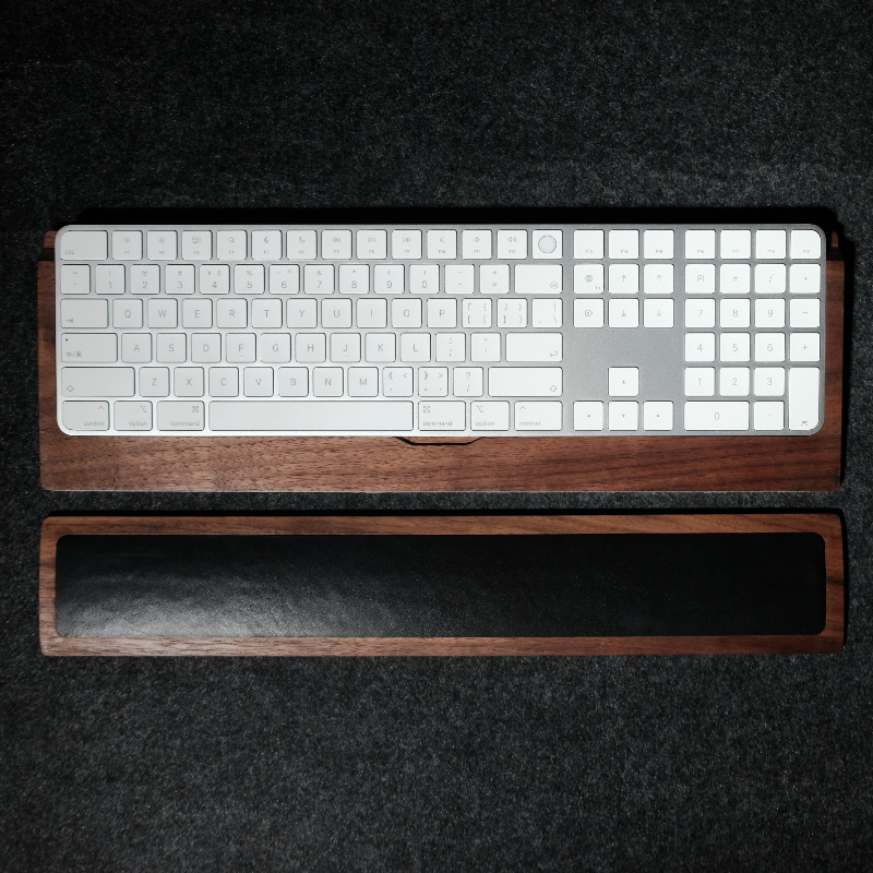 Woody Cowhide Palm Rest for Me - مراجعة Wrist Rest Wood وسعره