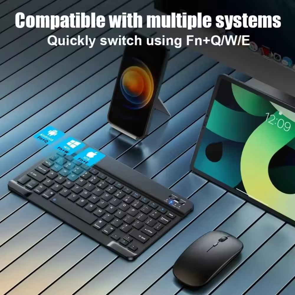 Bluetooth Wireless Keyboard Mo - مراجعة Gaming Keyboard Mouse Wireless وسعره