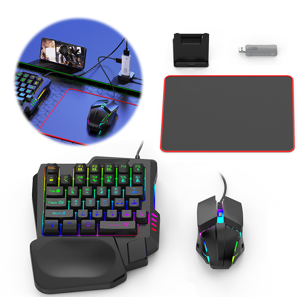 5 in 1 Mobile Game Converter K - مراجعة Gaming Keyboard And Mouse Set وسعره