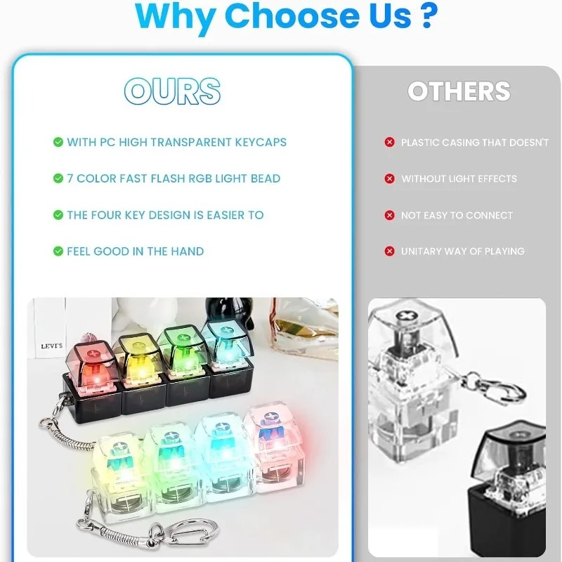 4-Key Mechanical Keyboard Swit - مراجعة Mechanical Switch Tester وسعره