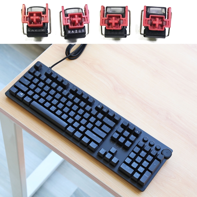 4Pcs V2 Slient Liner Red Optic - مراجعة Gaming Keyboard Hot Swappable وسعره