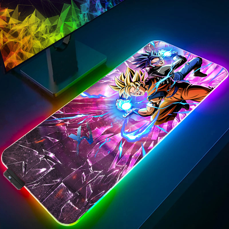LED Mouse pad Dragon Ball Comp - مراجعة Gaming Keyboard Noise وسعره