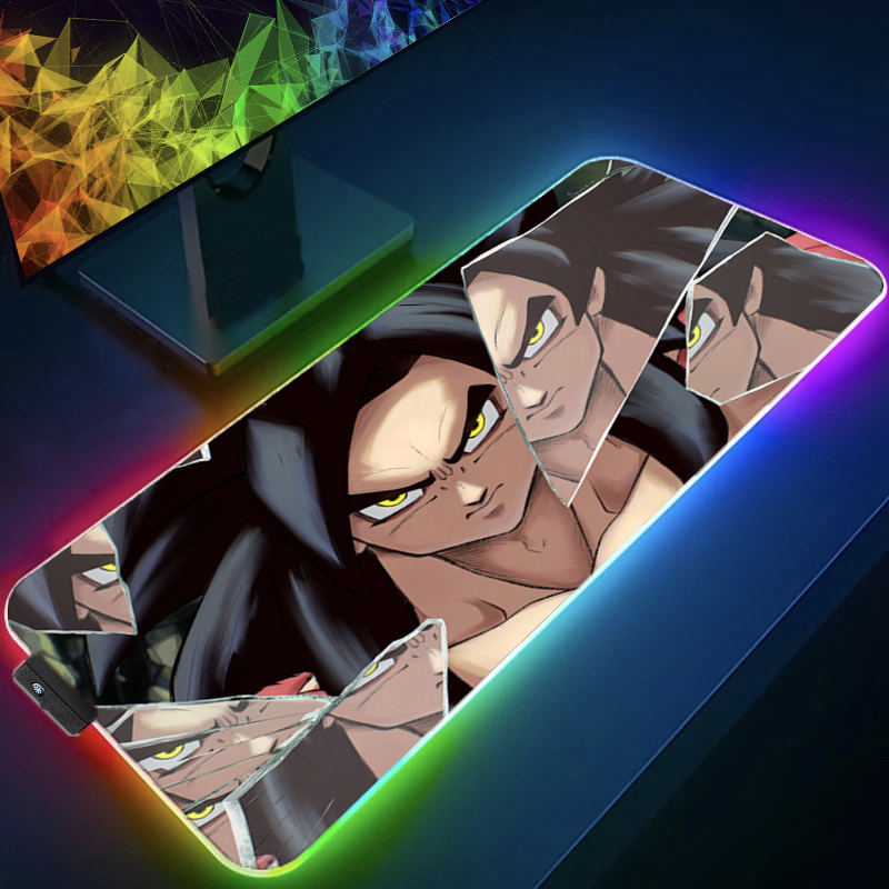 LED Mouse pad Dragon Ball Comp - مراجعة Gaming Keyboard Noise وسعره