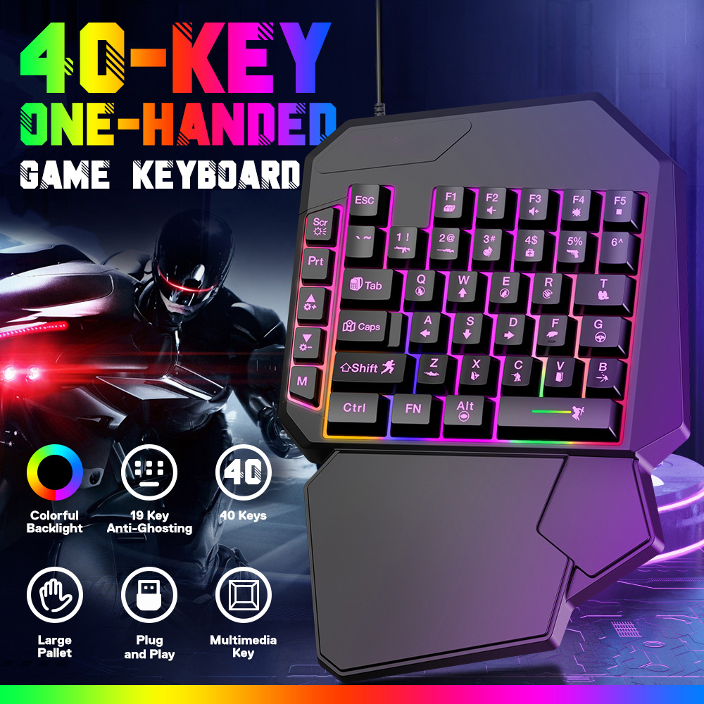 NEW HOT Game Artifact OneHande - مراجعة Gaming Keyboard Bundle وسعره