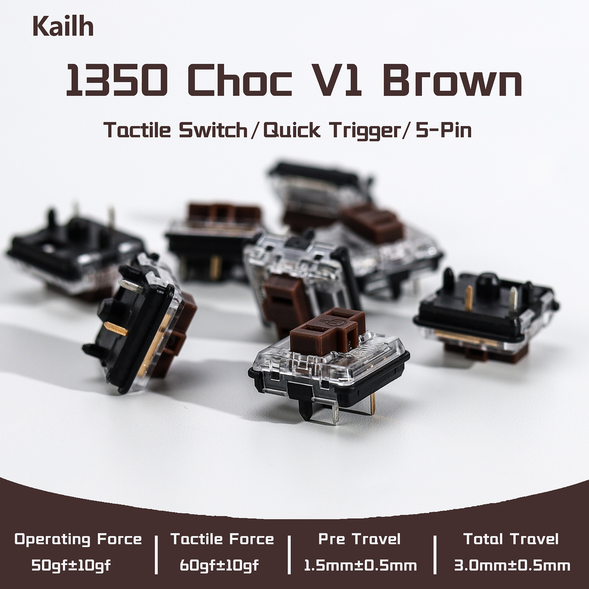 Kailh 1350 Choc V1 Brown Switc - مراجعة Gaming Keyboard No Rgb وسعره
