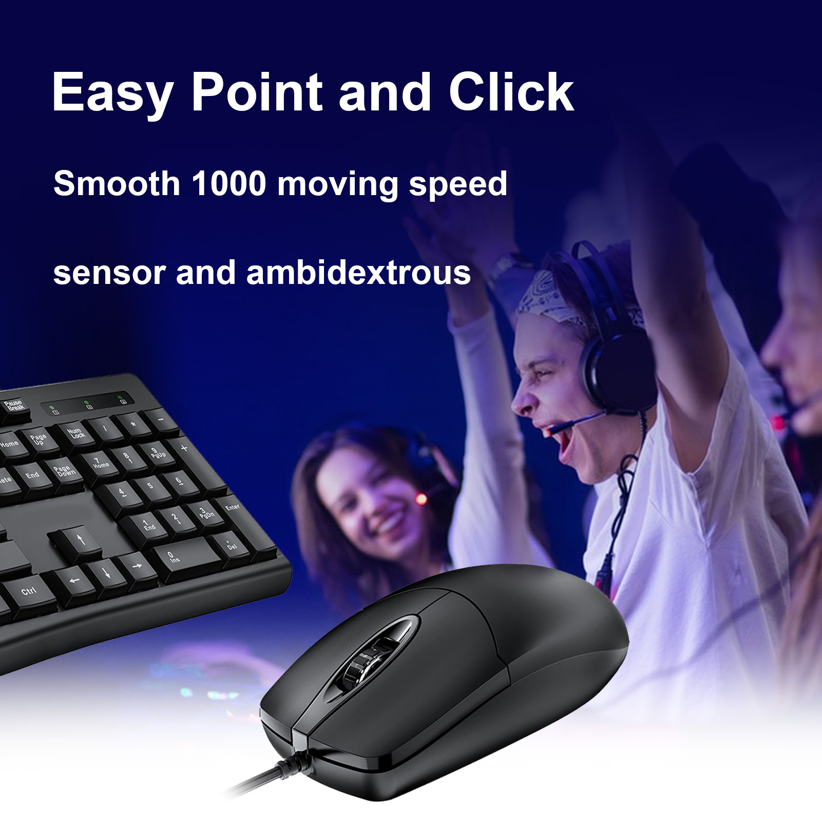 T650 Keyboard Mouse Combo USB  - مراجعة Gaming Keyboard And Mouse Set وسعره