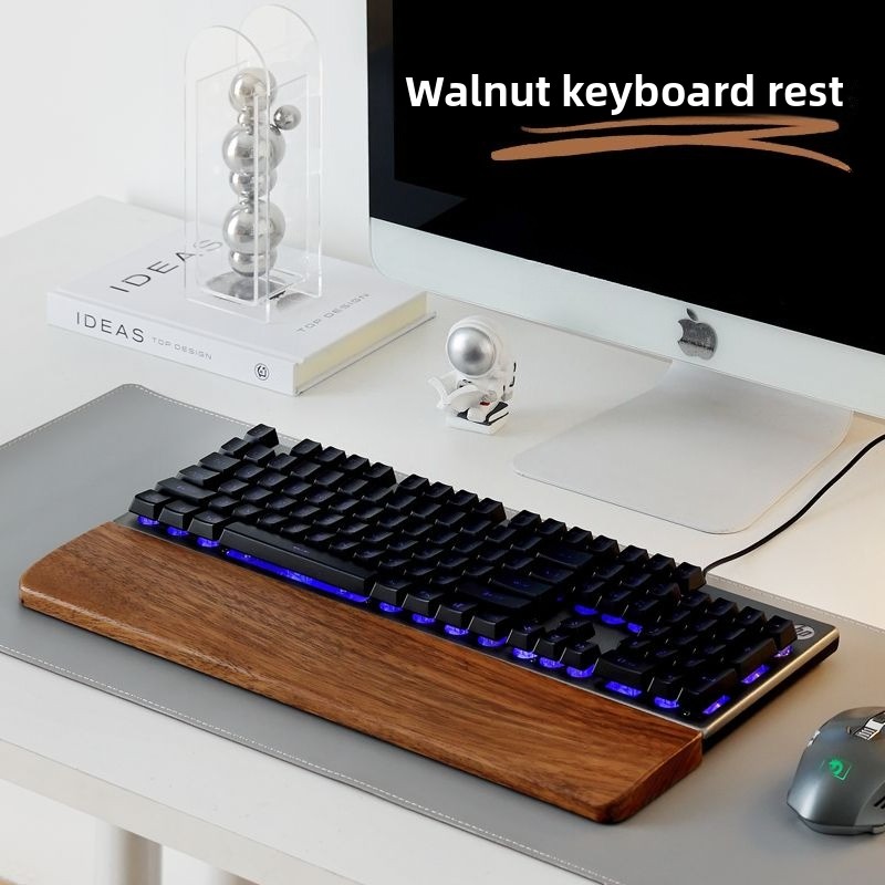 Solid Wood Keyboard Palm Rest  - مراجعة Wrist Rest Wood وسعره