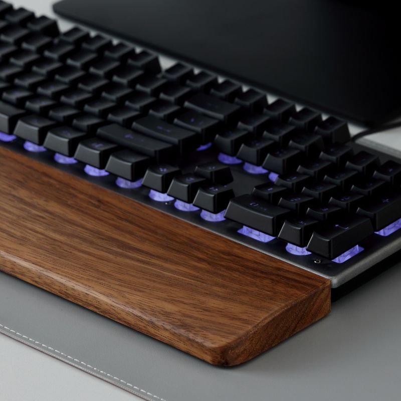 Solid Wood Keyboard Palm Rest  - مراجعة Wrist Rest Wood وسعره