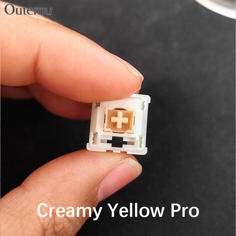 Outemu Cream Yellow Pro Switch - مراجعة Gaming Keyboard That Is Quiet وسعره