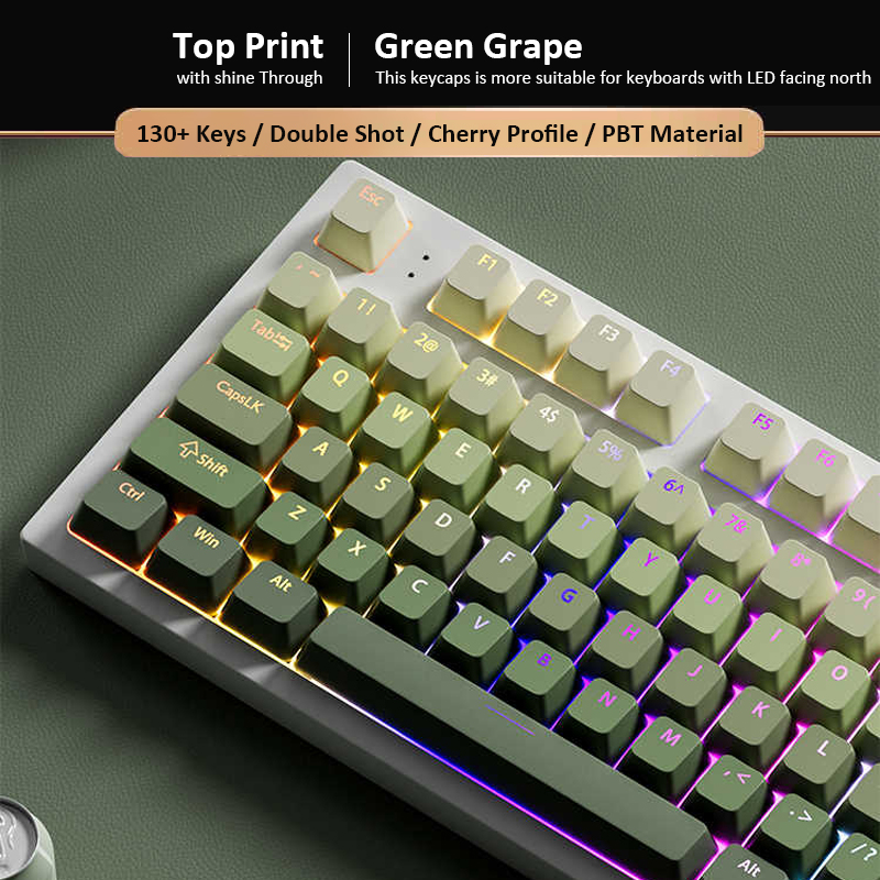 Green Grape Top-lit RGB Backli - مراجعة Gaming Keyboard No Rgb وسعره