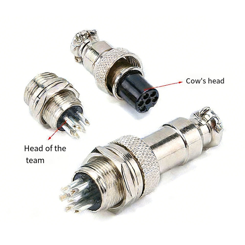 5Pcs GX16 2/3/4/5 Pin Aviation - مراجعة Aviator Connector Kit وسعره
