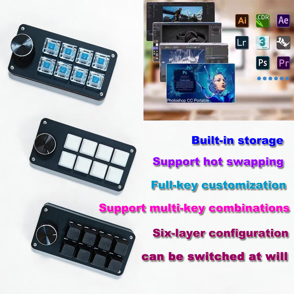 Mini Keyboard with Single Knob - مراجعة Gaming Keyboard Half وسعره