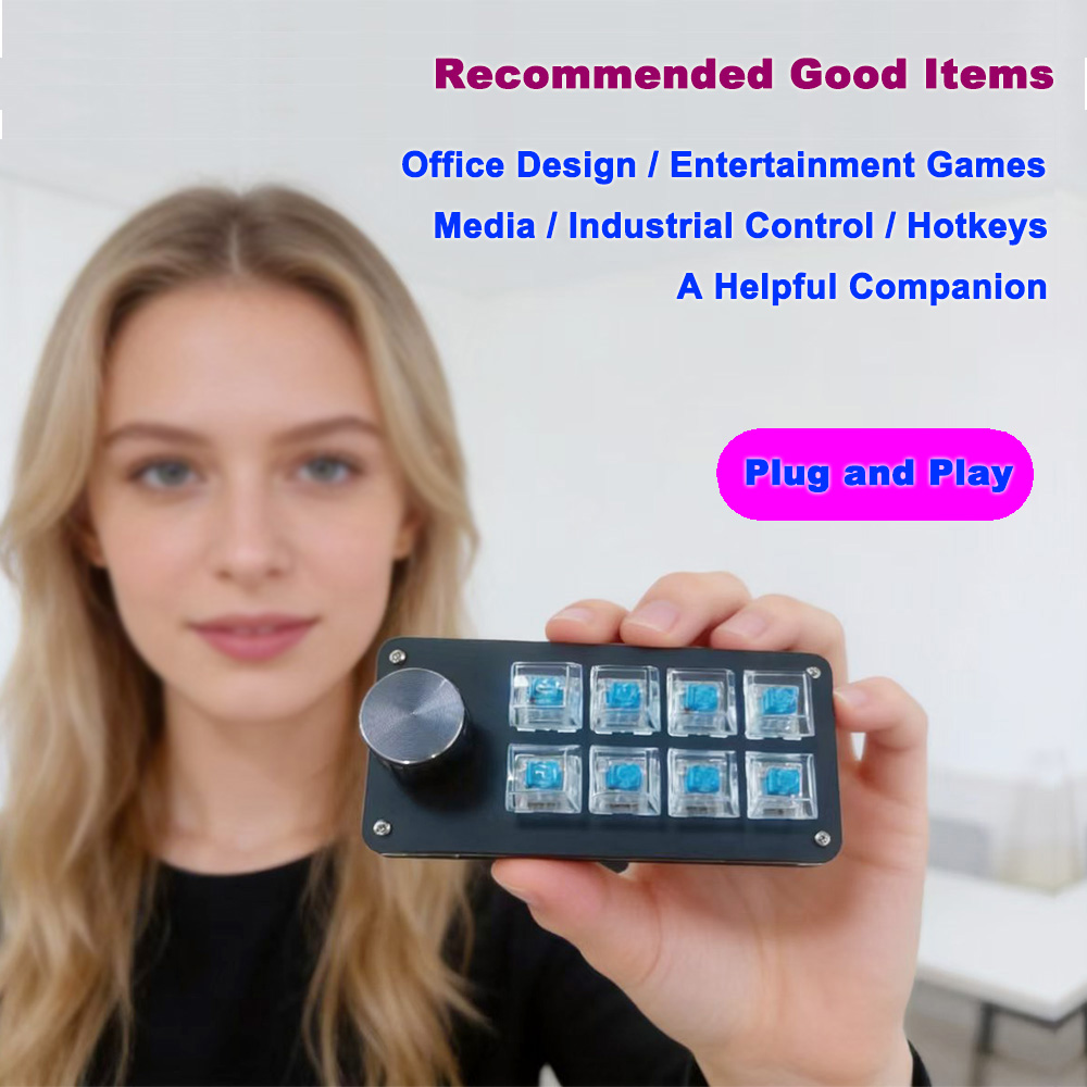 Mini Keyboard with Single Knob - مراجعة Gaming Keyboard Half وسعره