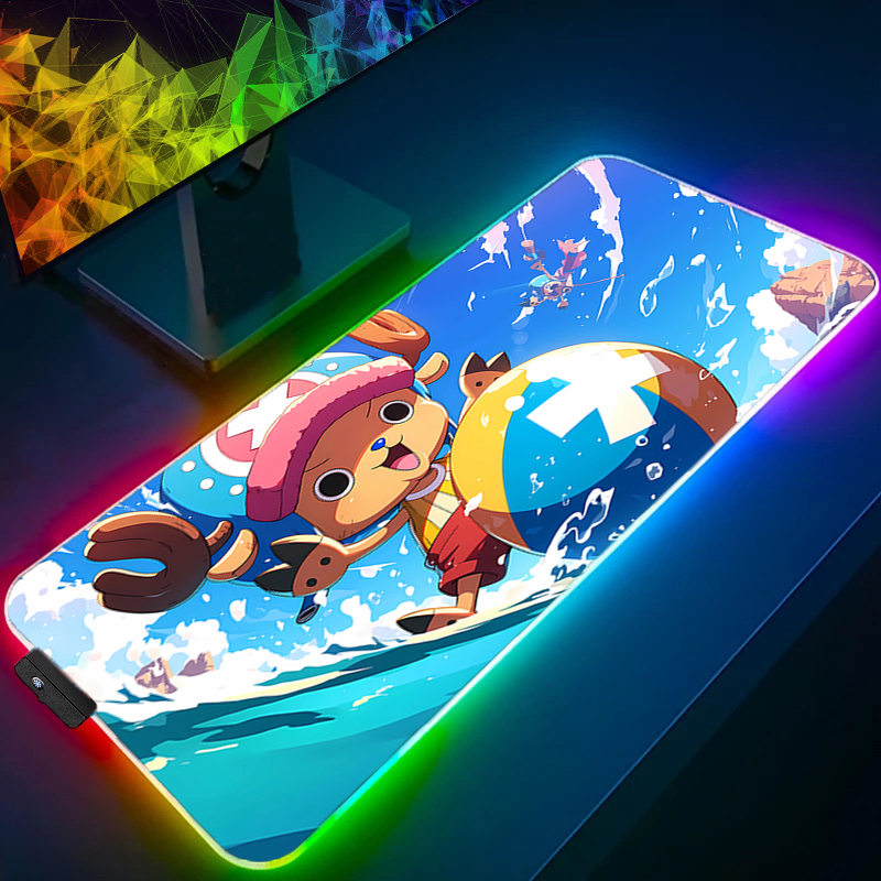 RGB Mouse Pad one piece Tony T - مراجعة Gaming Keyboard No Rgb وسعره