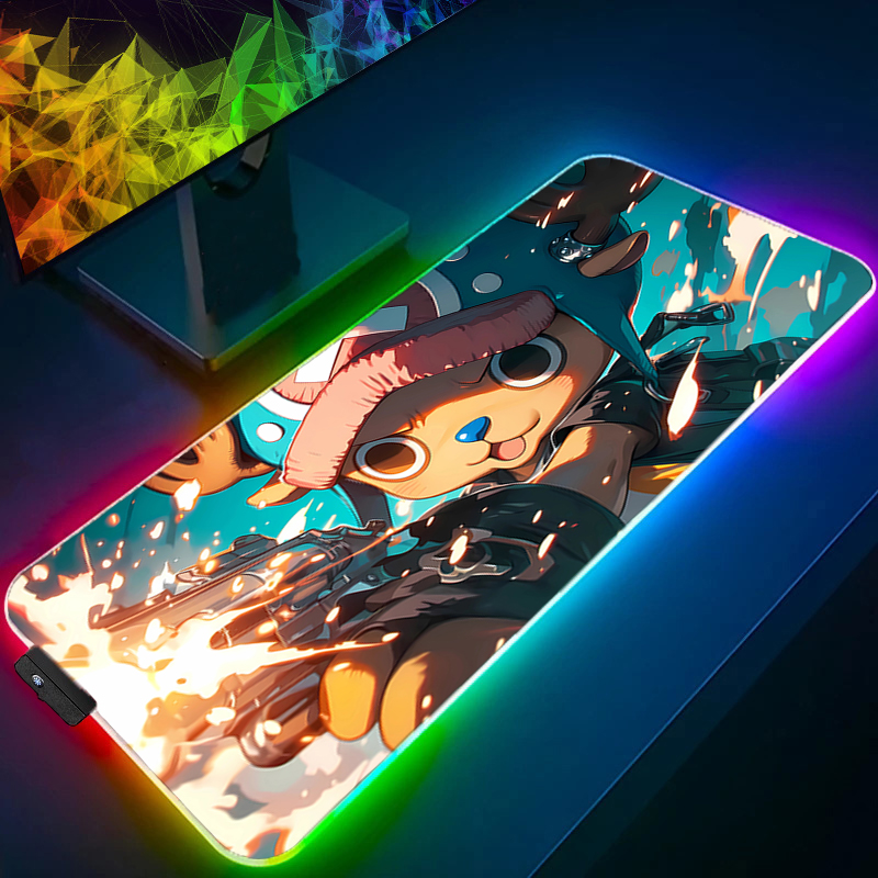 RGB Mouse Pad one piece Tony T - مراجعة Gaming Keyboard No Rgb وسعره