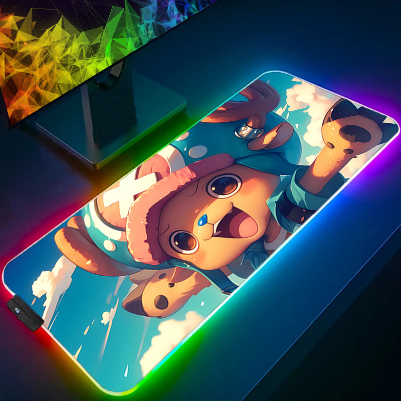RGB Mouse Pad one piece Tony T - مراجعة Gaming Keyboard No Rgb وسعره
