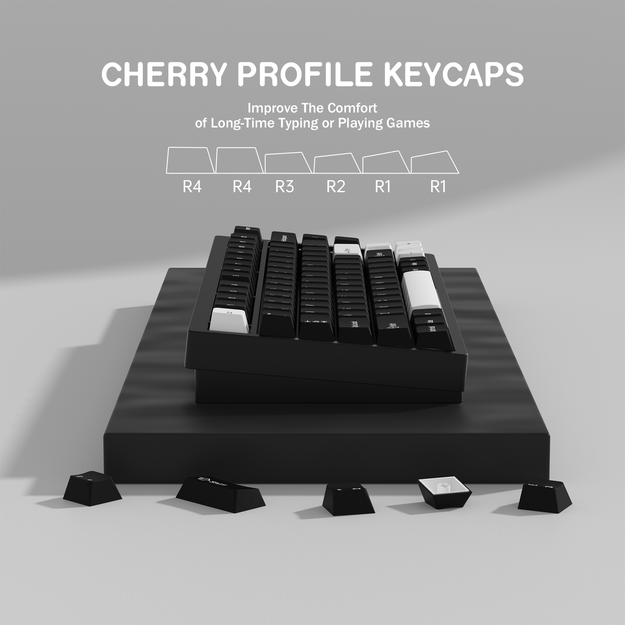 KBDiy GMK WOB Keycap Cherry Pr - مراجعة Gaming Keyboard No Number Pad وسعره
