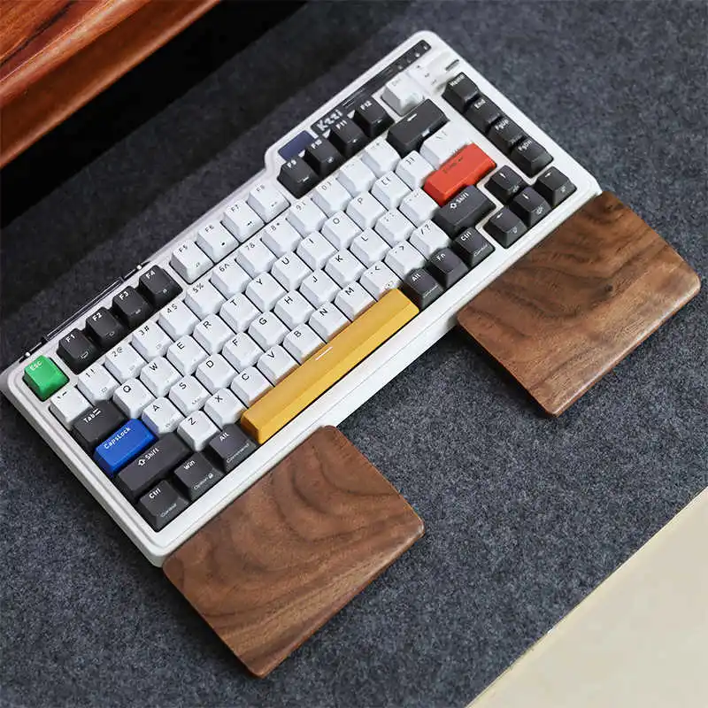 Wood Split Keyboard Wrist Rest - مراجعة Wrist Rest Wood وسعره