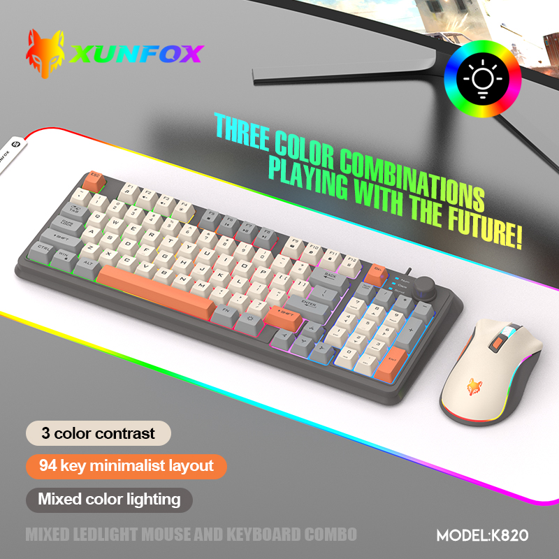 K820 USB Wired Game Keyboard M - مراجعة Gaming Keyboard Mouse Wireless وسعره