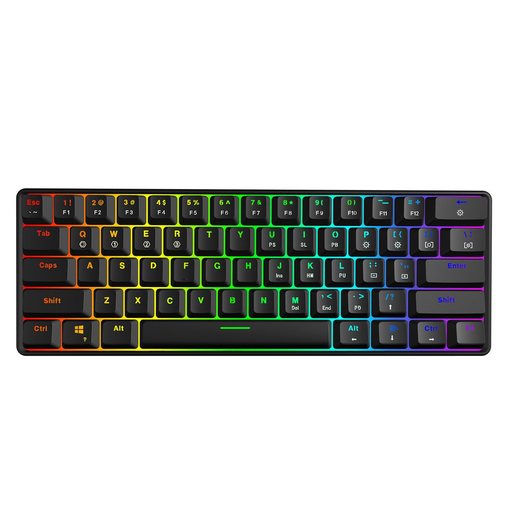 SKYLOONG GK61 Mini Portable 60 - مراجعة Gaming Keyboard Bundle وسعره