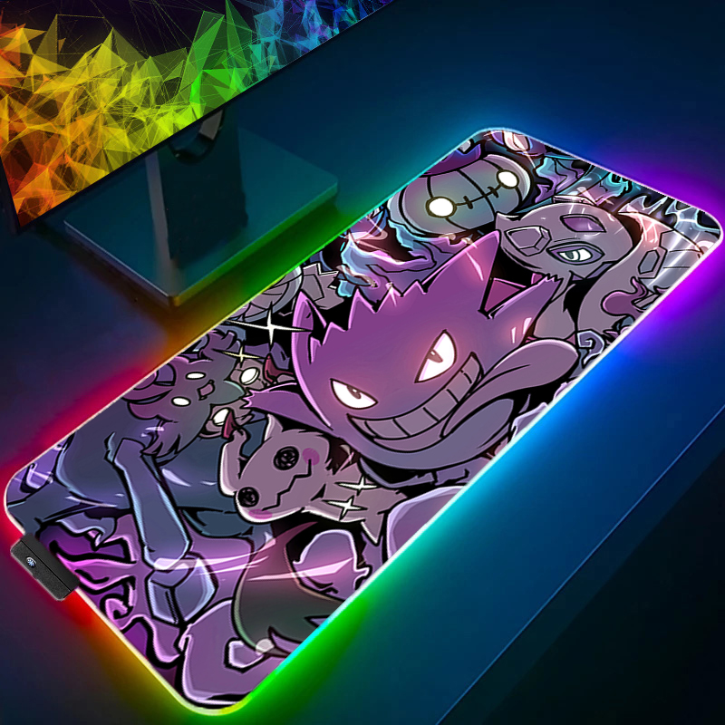 RGB Mouse Pad Pokemon Pikachu  - مراجعة Gaming Keyboard No Rgb وسعره