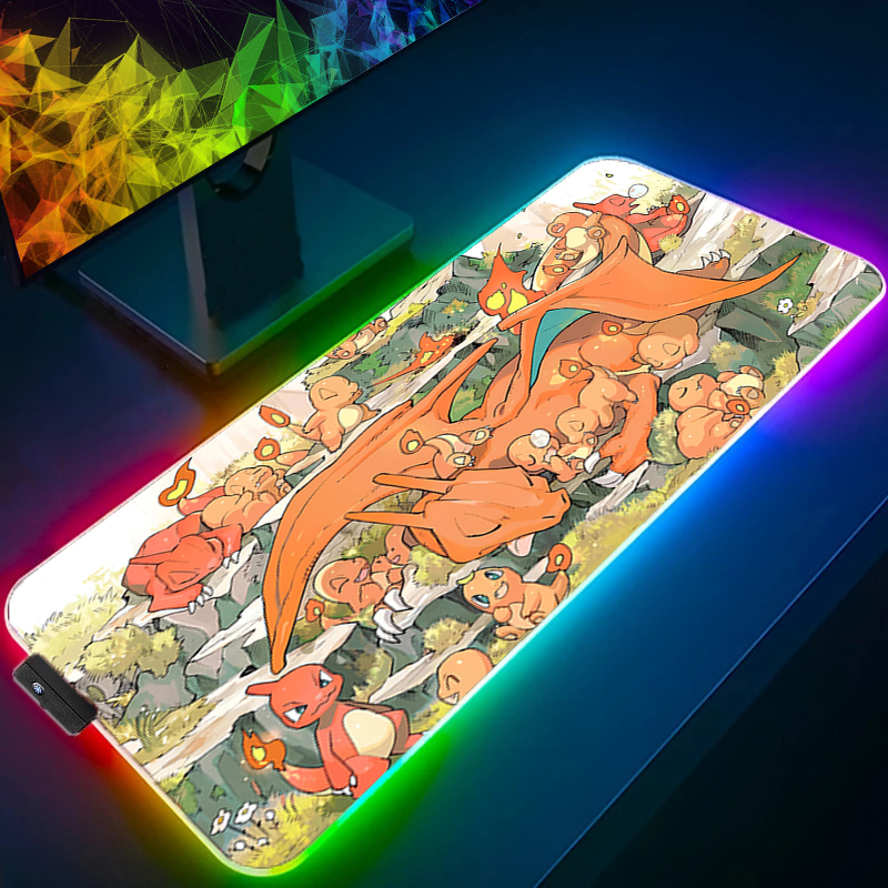 RGB Mouse Pad Pokemon Pikachu  - مراجعة Gaming Keyboard No Rgb وسعره