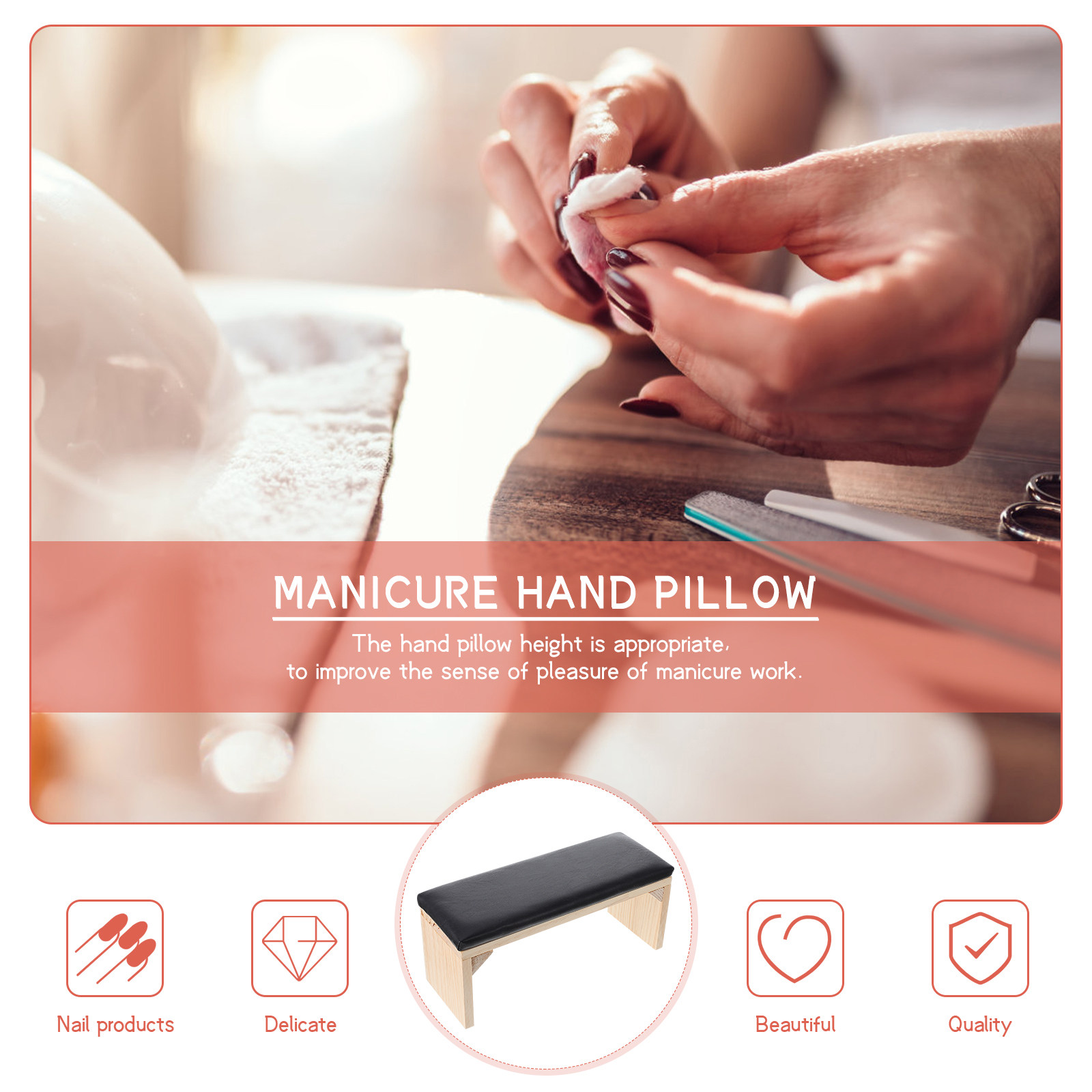 1Pcs Wooden Wrist Rest Pillow  - مراجعة Wrist Rest Wood وسعره