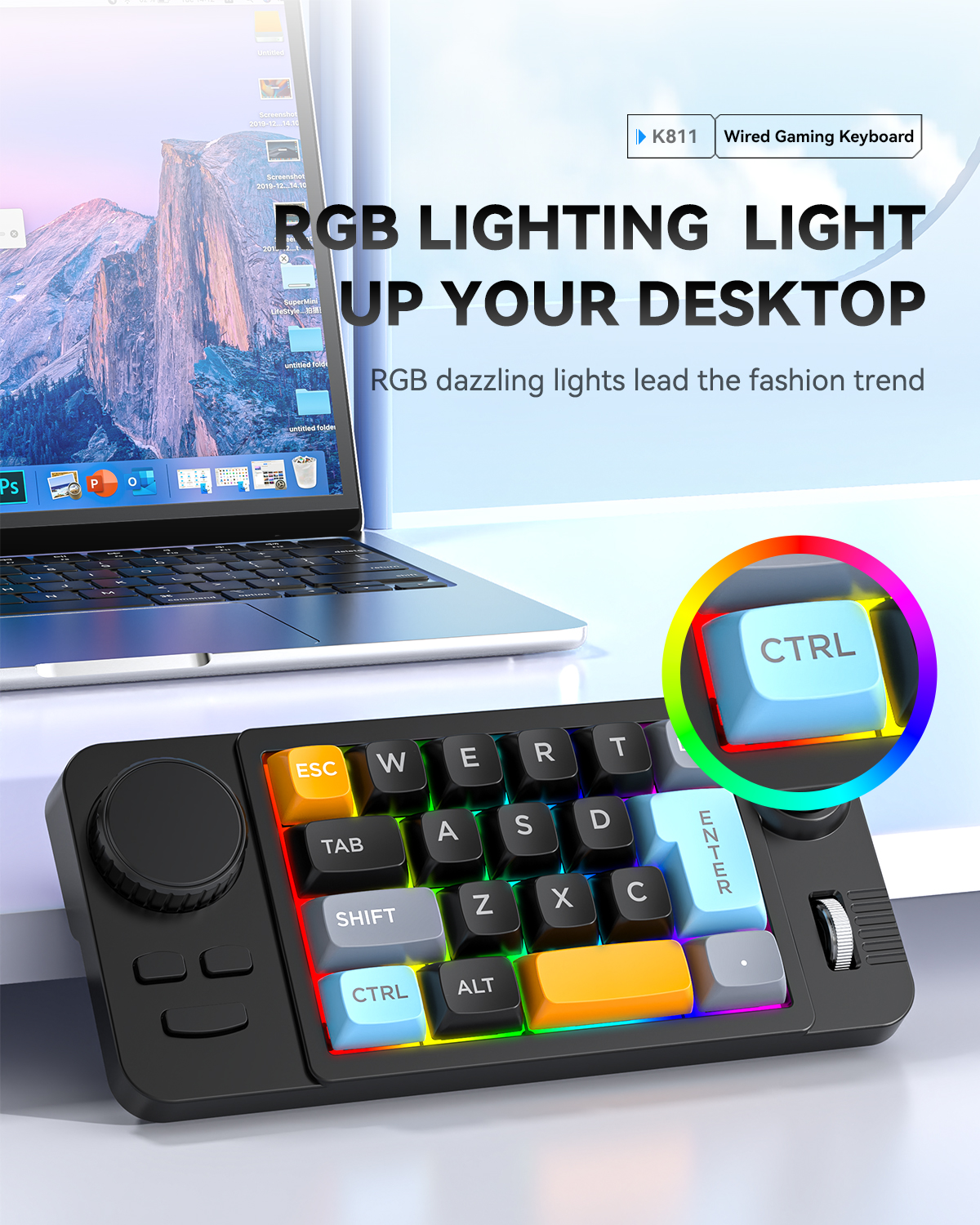 RGB Hot Swap Wired Mechanical  - مراجعة Gaming Keyboard Hot Swappable وسعره
