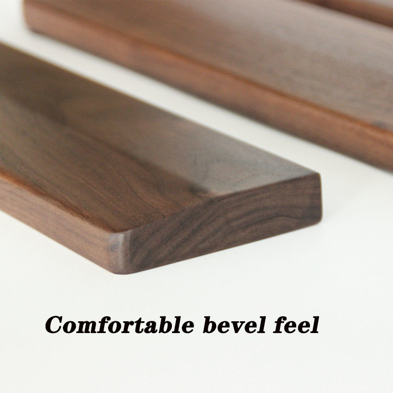 Walnut Wood Mechanical Keyboar - مراجعة Wrist Rest Wood وسعره
