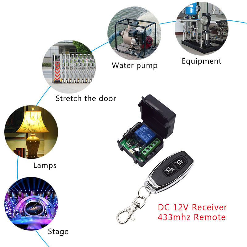 433 MHz DC 12V 24V 1 Channel W - مراجعة Switch Opener Tool وسعره