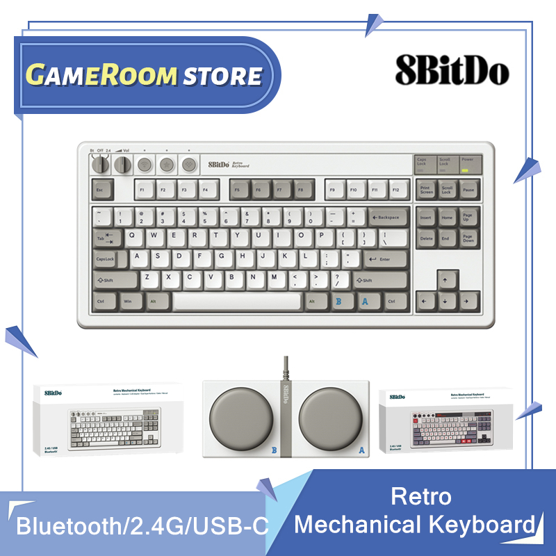 8Bitdo Retro Mechanical Keyboa - مراجعة Gaming Keyboard Hot Swappable وسعره