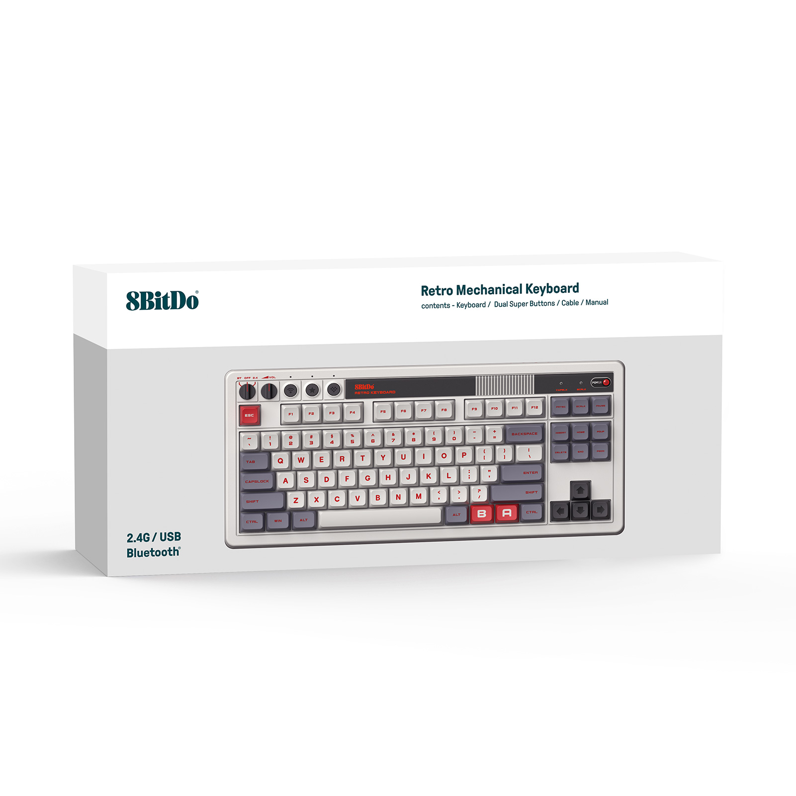 8Bitdo Retro Mechanical Keyboa - مراجعة Gaming Keyboard Hot Swappable وسعره