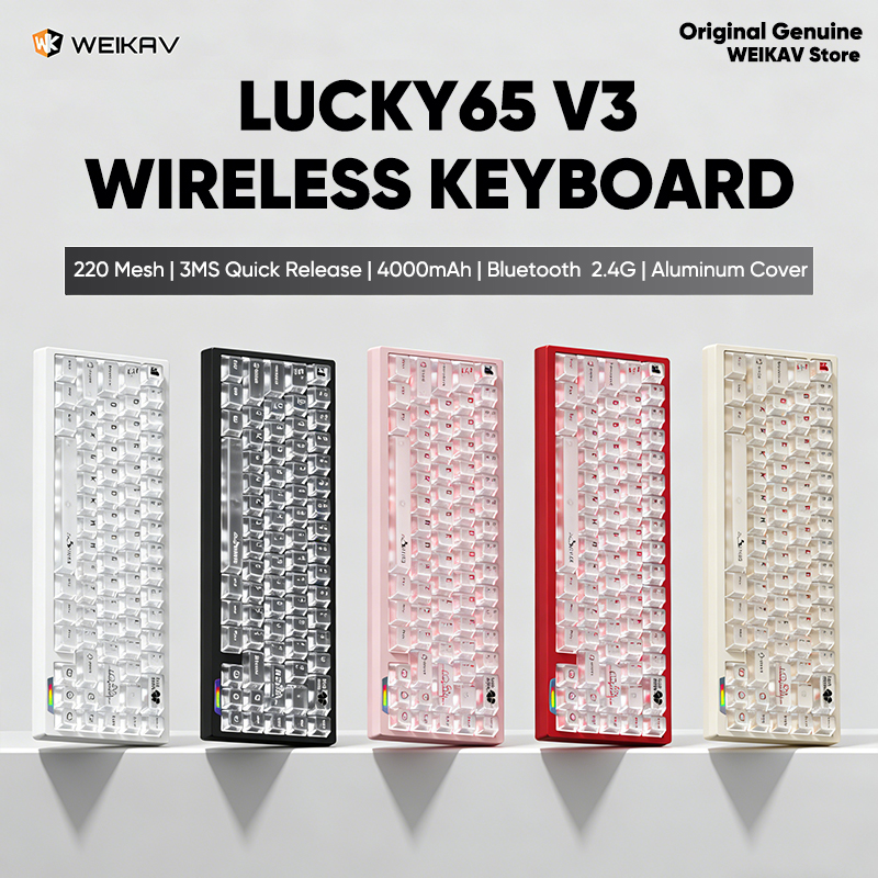 WEIKAV Lucky65 V3 Lucky65V3 Wi - مراجعة Gaming Keyboard Bundle وسعره