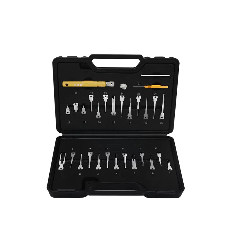 27-Pc Auto & Aviation Terminal - مراجعة Aviator Connector Kit وسعره