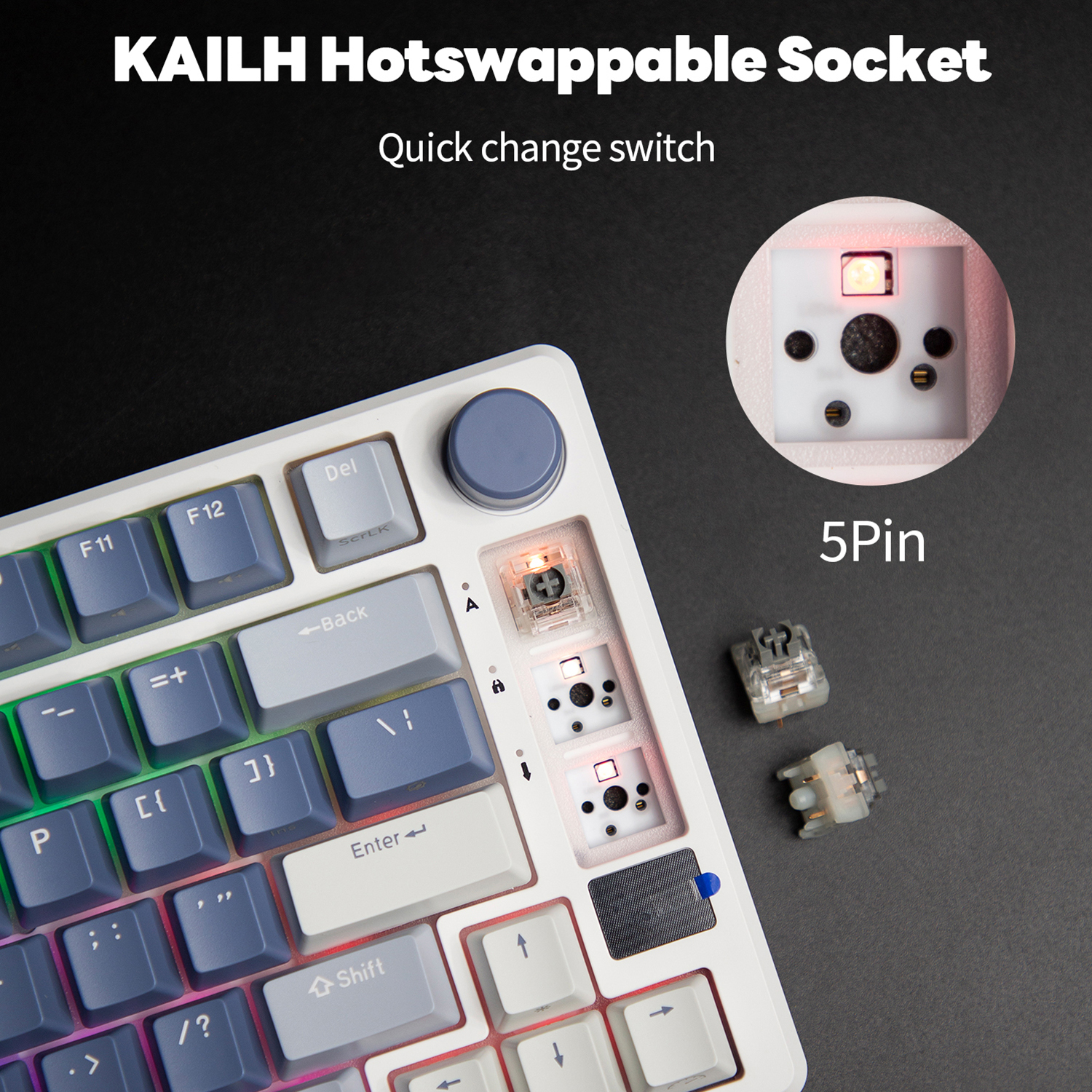 RK ROYAL KLUDGE M75 2.4G Wirel - مراجعة Gaming Keyboard Bundle وسعره