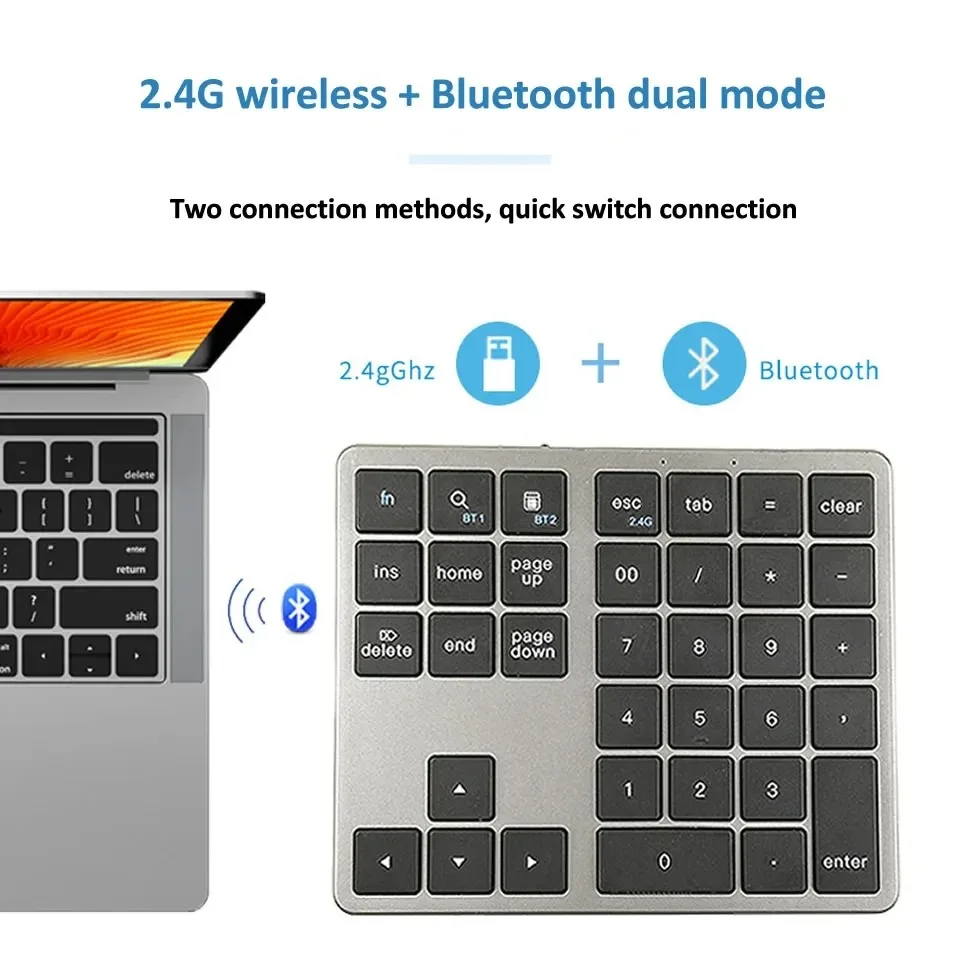 Wireless Numeric Keypad K35, 2 - مراجعة Gaming Keyboard Half وسعره