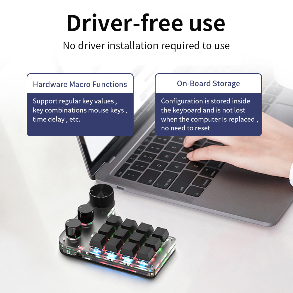 Bluetooth Programming Macro Cu - مراجعة Gaming Keyboard Half وسعره