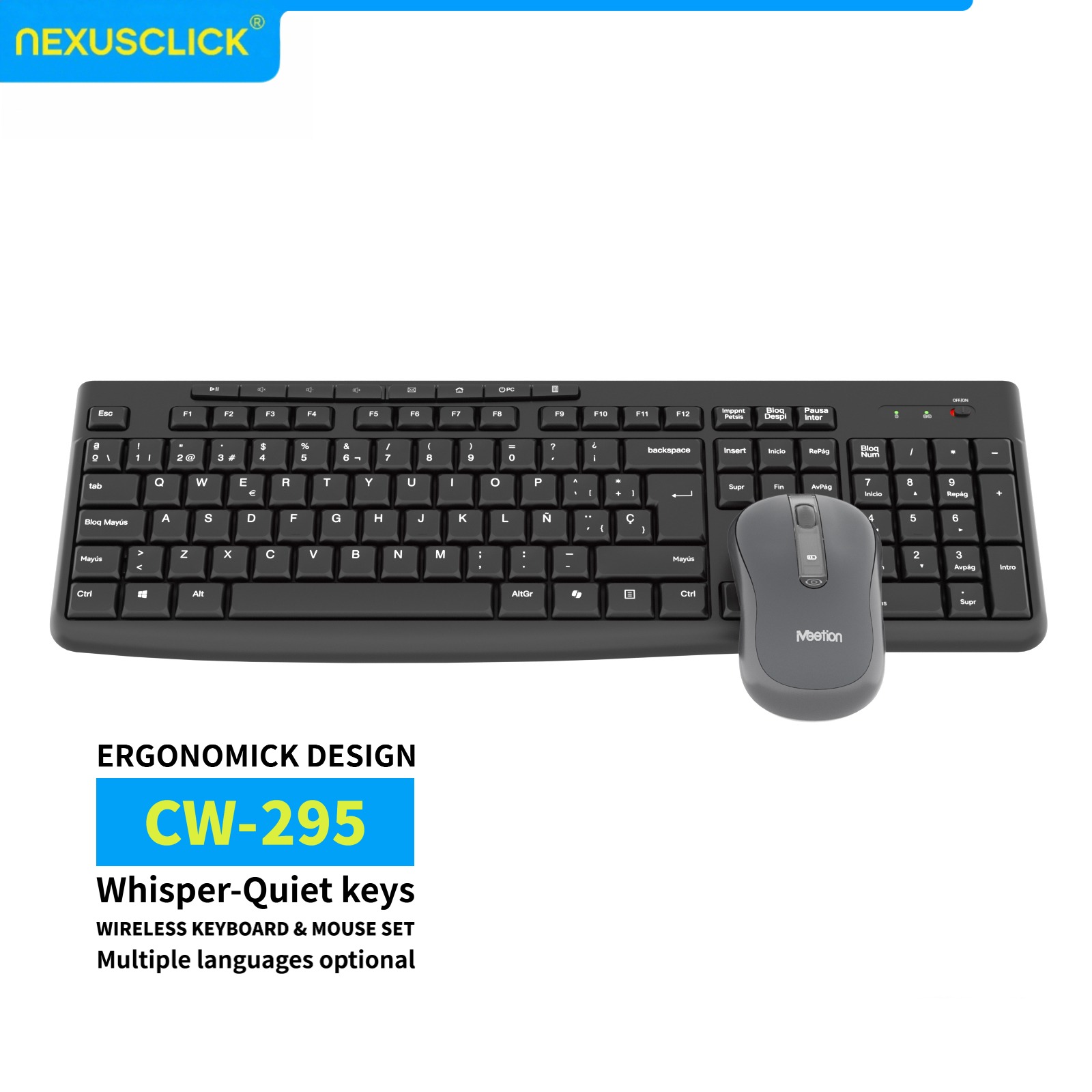 NexusClick Low-Profile Ergonom - مراجعة Gaming Keyboard That Is Quiet وسعره