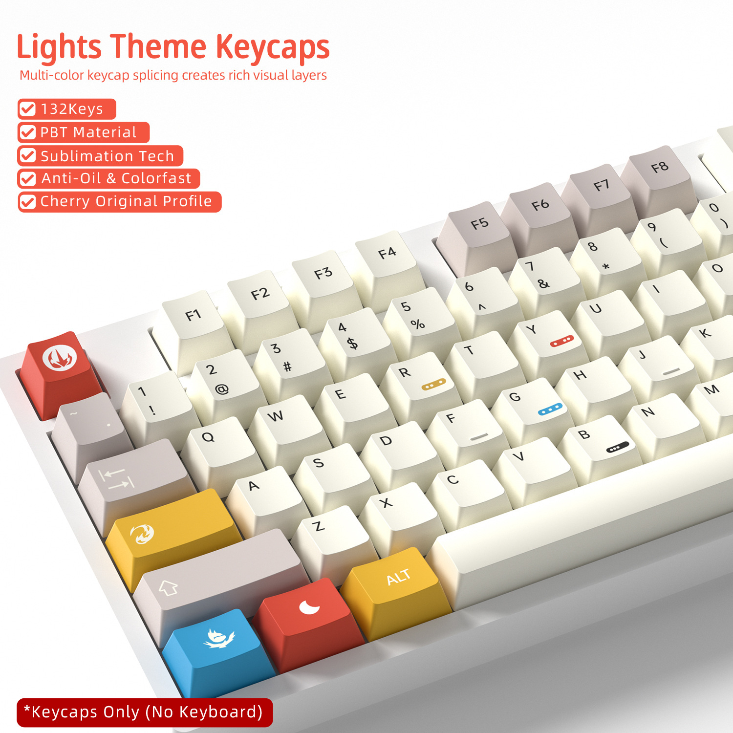 Cherry Profile Keycaps PBT 5-s - مراجعة Gaming Keyboard Bundle وسعره