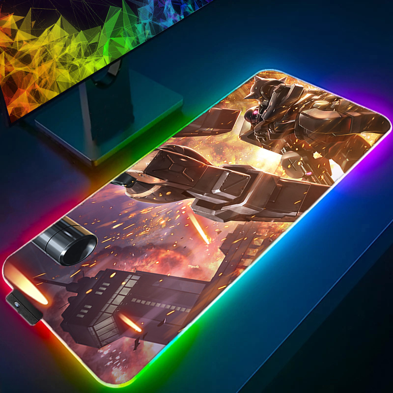 RGB Mouse Pad Gamers Decoracio - مراجعة Gaming Keyboard No Rgb وسعره