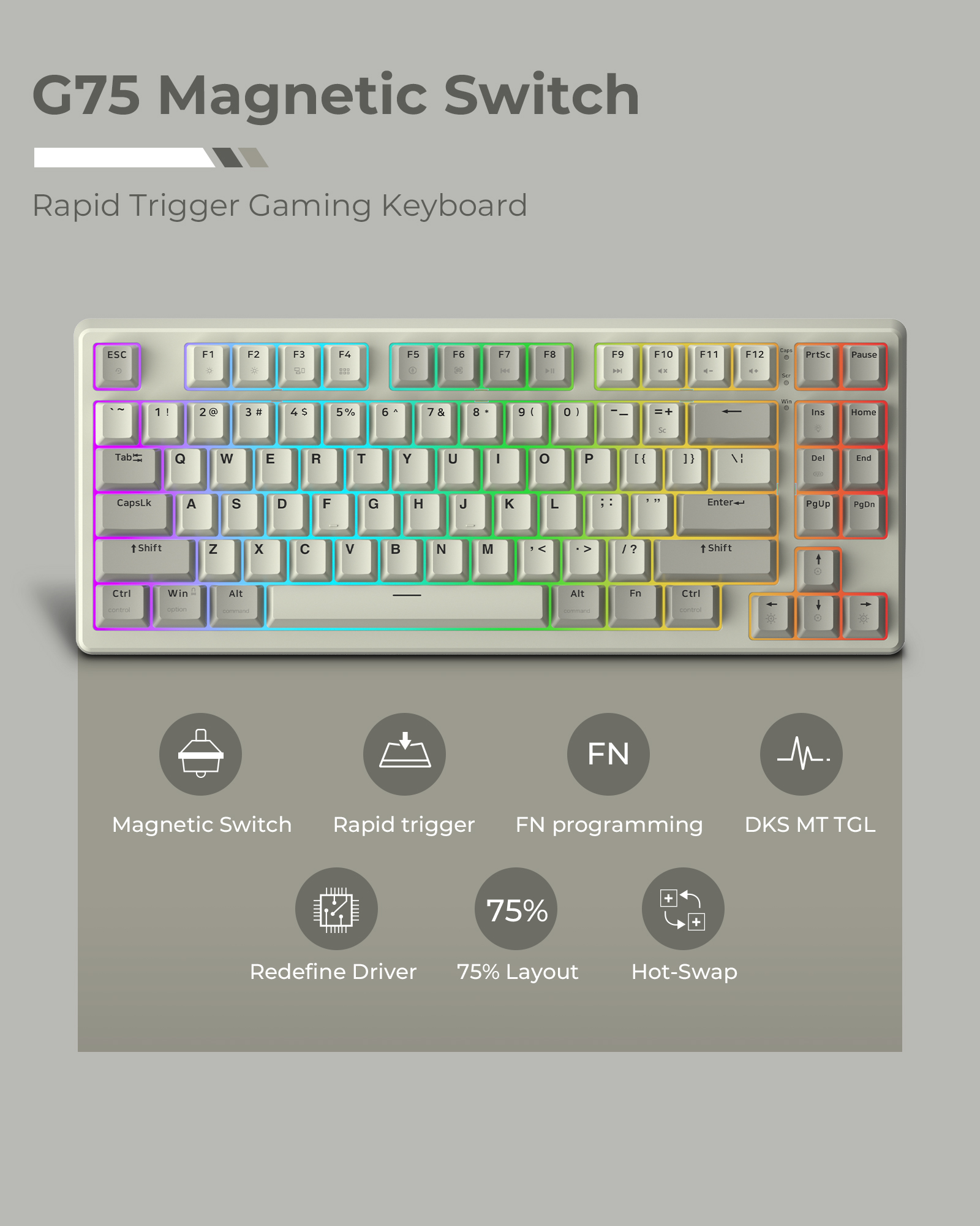 XVX Rapid Trigger Gaming Keybo - مراجعة Gaming Keyboard Hall Effect Switches وسعره