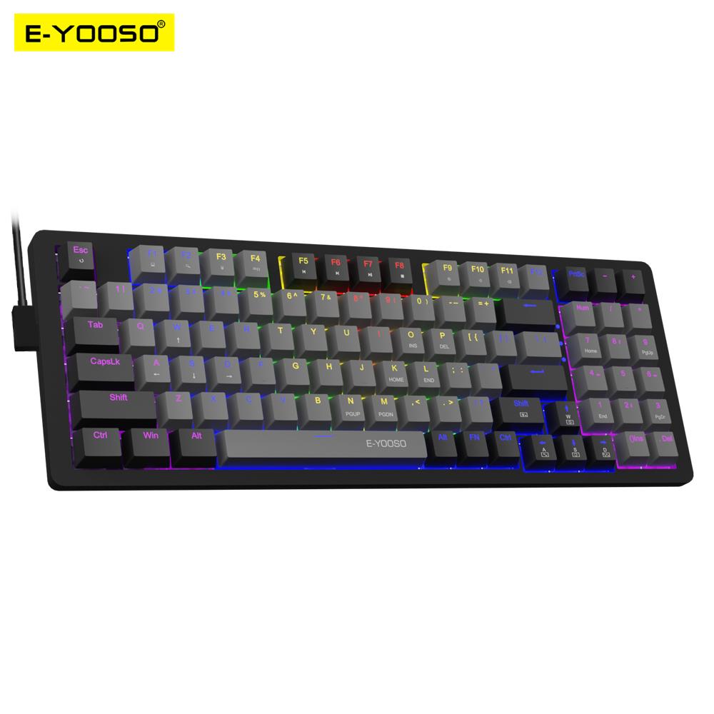 E-YOOSO Z94 USB Mechanical Gam - مراجعة Gaming Keyboard Bundle وسعره